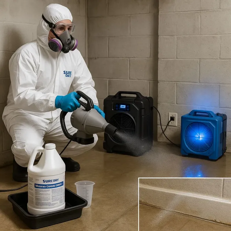 Sanitization and Odor Removal process in Mineola, TX