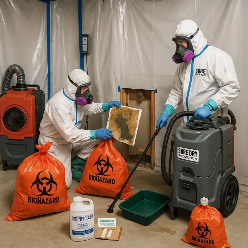 Contaminated Water Handling Protocols process in Mineola, TX