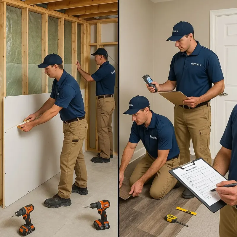 Repairs and Reconstruction process in Mineola, TX